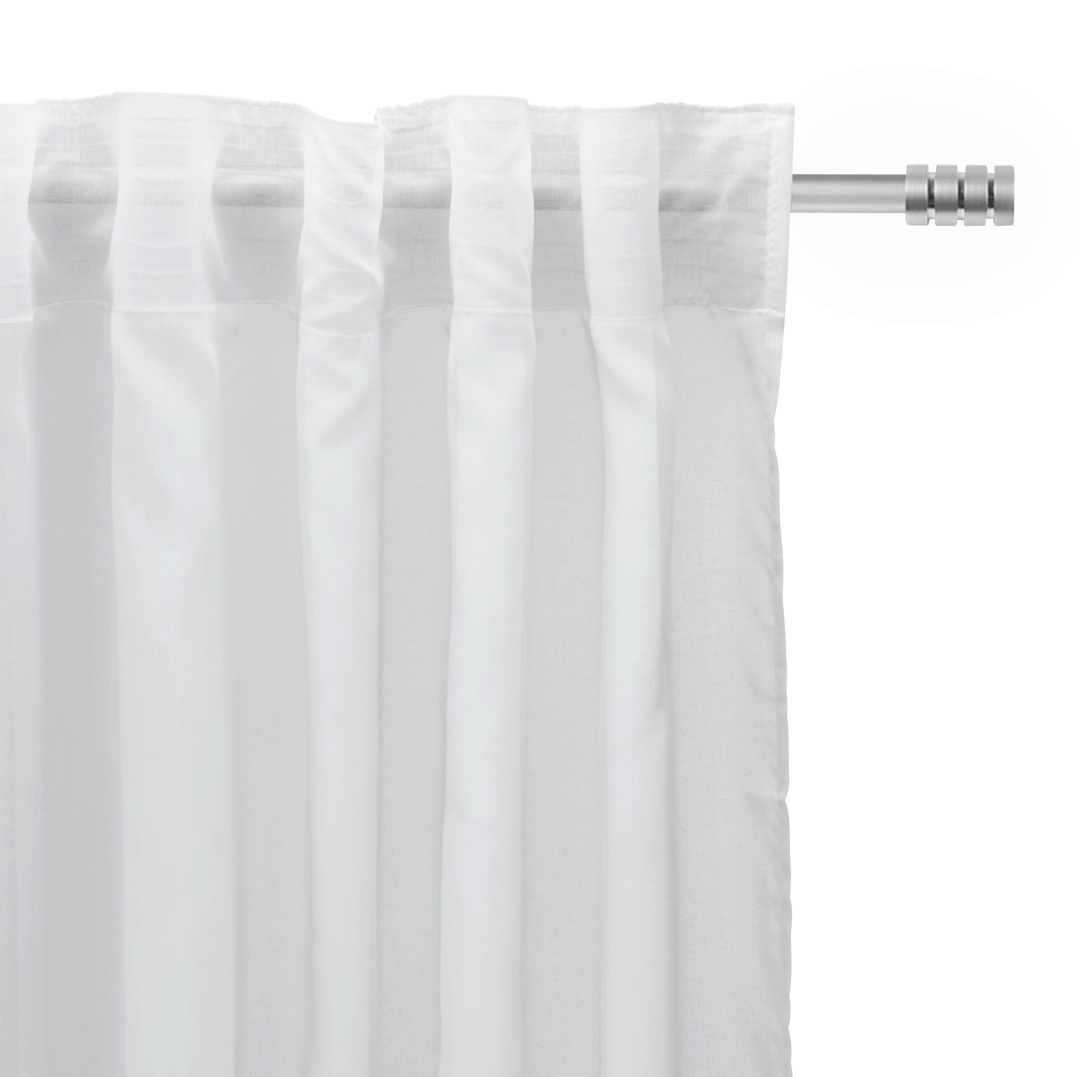 GARDINLÄNGD LEO TRANSPARENT 2 STK. -AKT- - naturfärgad, Klassisk, textil (140/255cm) - Premium Living
