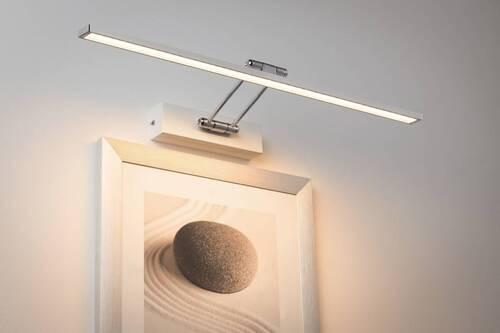 Bilderleuchte Beam Sixty in Weiß/Chromfarben max. 11 W - Chromfarben/Weiß, Basics, Metall (58,5/4,6cm) - Paulmann
