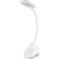 Led-es Íróasztali Lámpa Cipsi - fehér, Konventionell, műanyag (57cm) - Mömax