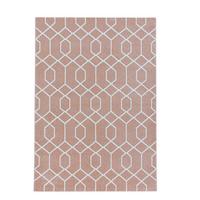 Webteppich Efor Rosa ca. 200x290cm - Rosa, Basics, Textil (200/290cm)