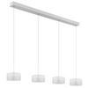 SUSPENSION LUNOUI - clair/blanc, Basics, métal/matière synthétique (105/15/150cm)