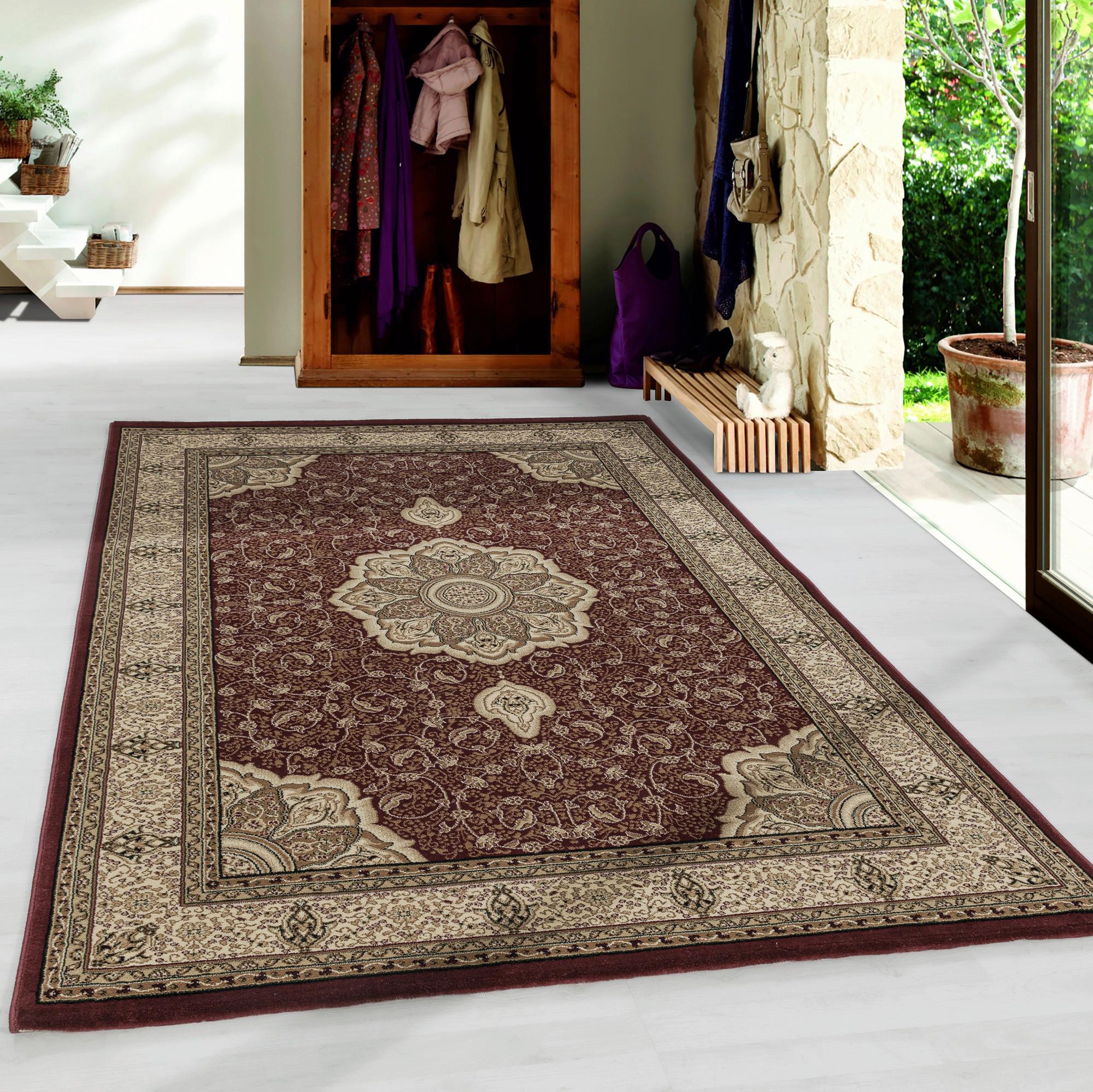 Webteppich Kashmir Rot ca. 120x170cm - Rot, LIFESTYLE, Textil (120/170cm)