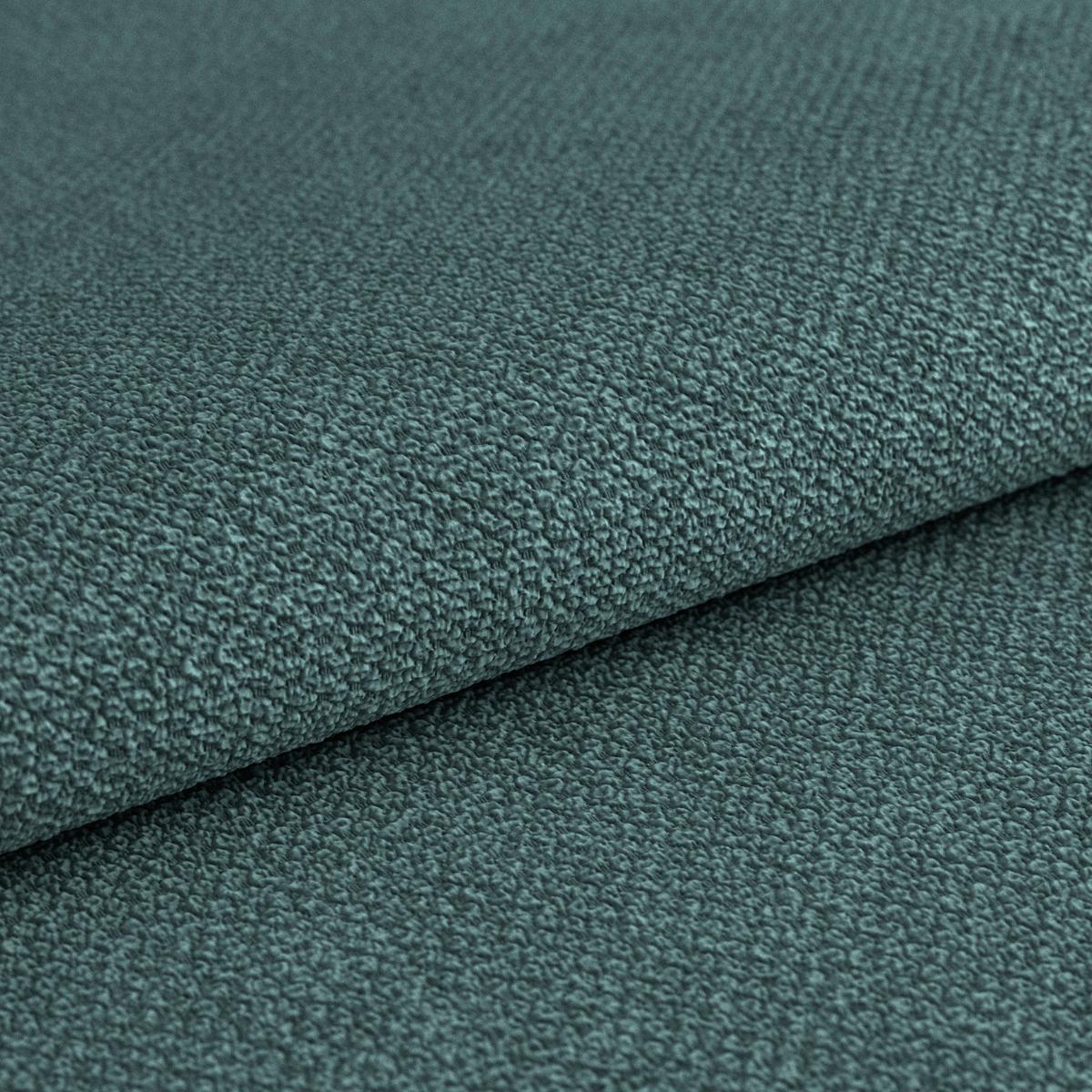 Kutna Garnitura Mendoza - siva/boje petroleja, Design, tekstil/drvo (309/197cm) - Modern Living