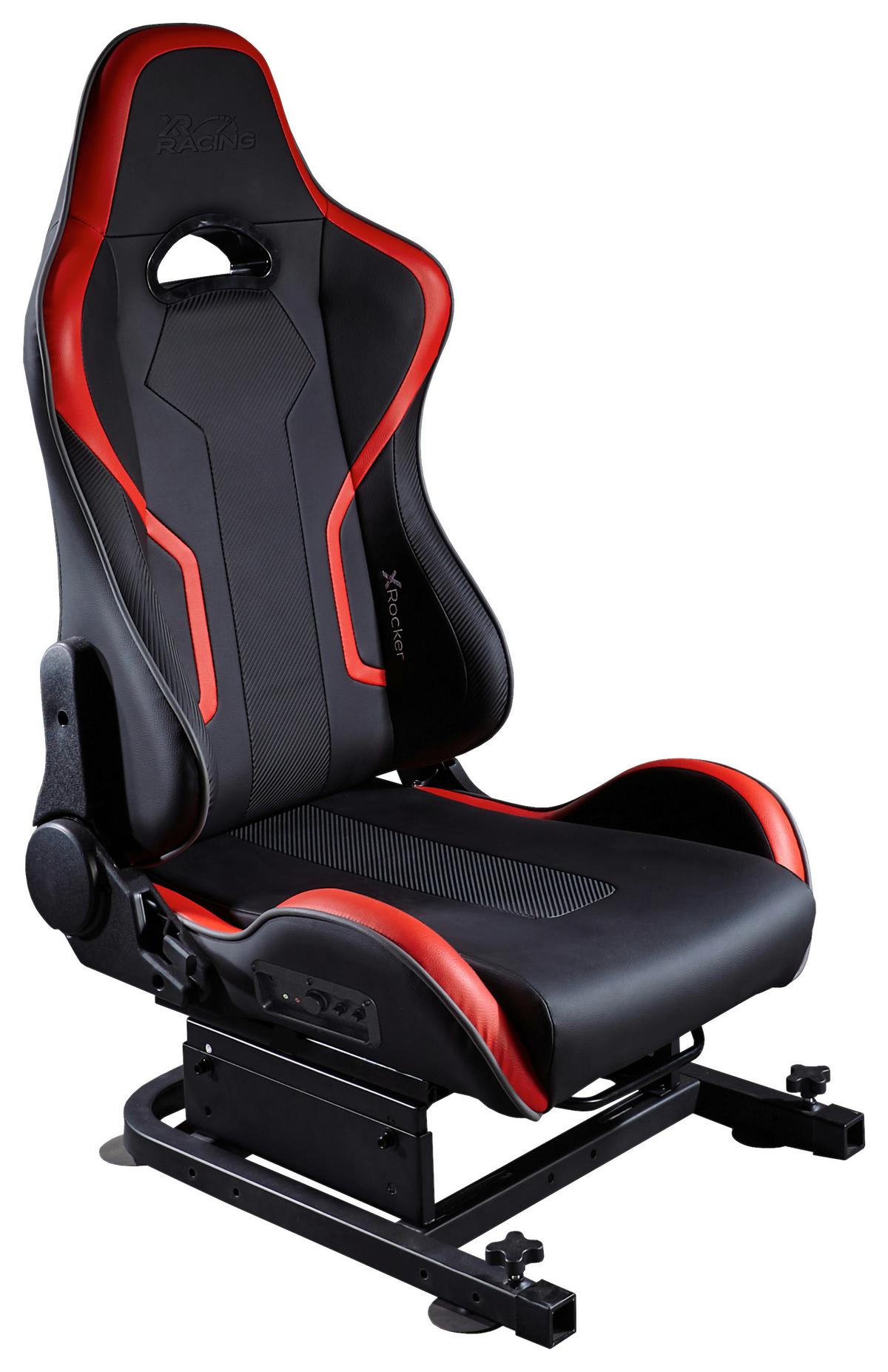 Gamingsessel XR Racing ca. 48x109x56cm Schwarz/Rot - Rot/Schwarz, MODERN, Leder/Kunststoff (48/109/56cm) - X Rocker