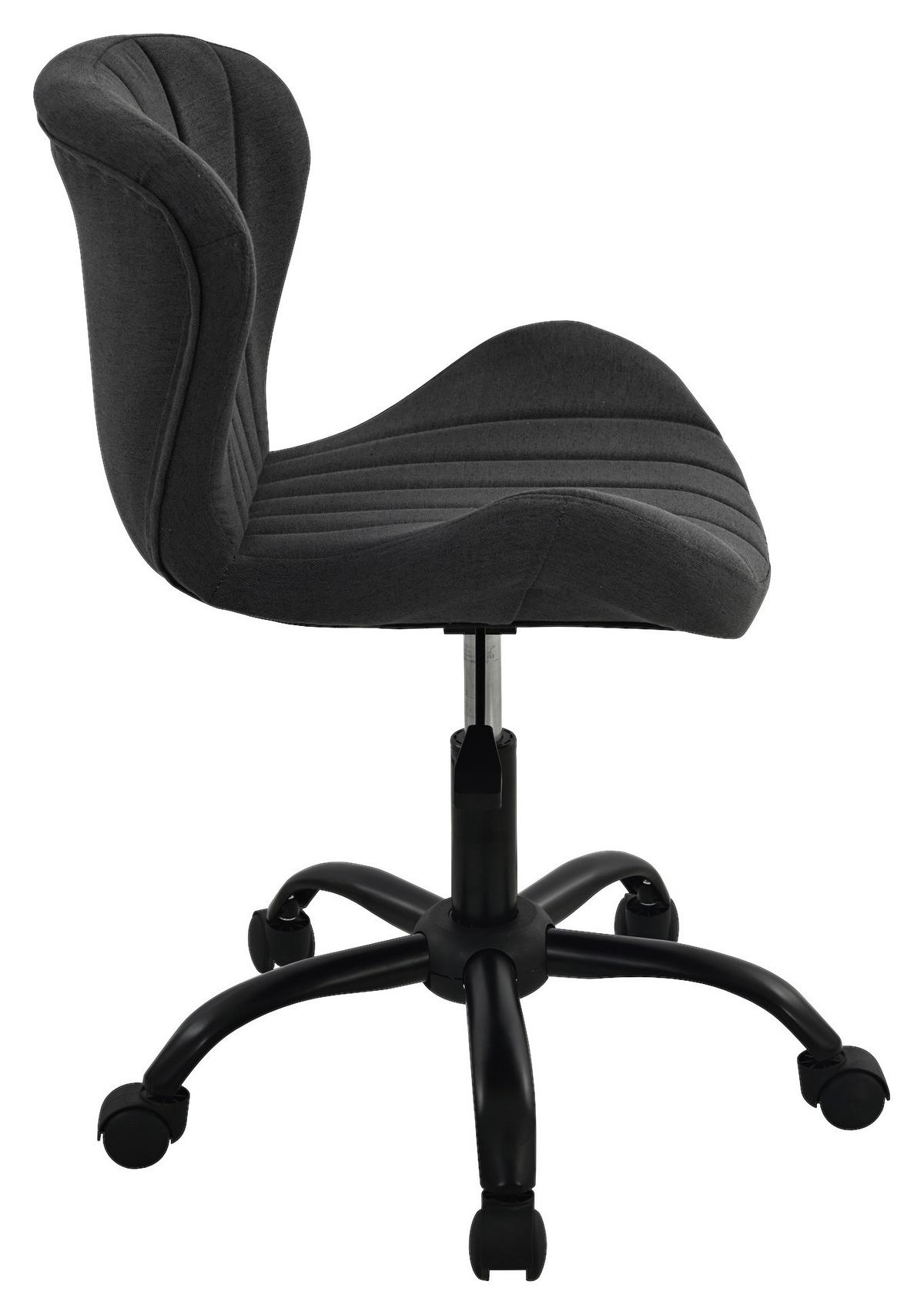 Klara 1 Uredska Stolica - siva/crna, Trend, metal/tekstil (58/84/56cm) - Modern Living