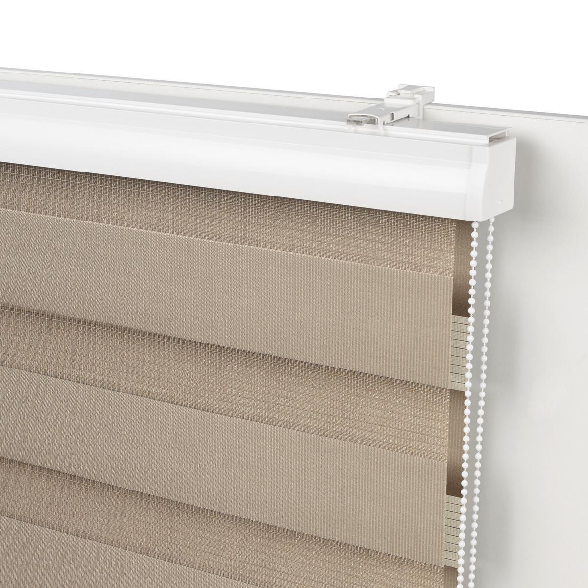 Rulou zebră Thomas - taupe, plastic/textil (60/160cm) - Premium Living