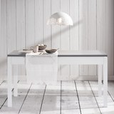 Esstisch Liana 150x80cm - Weiß/Grau, MODERN, Holz (150/80/79,5cm) - Mömax modern living