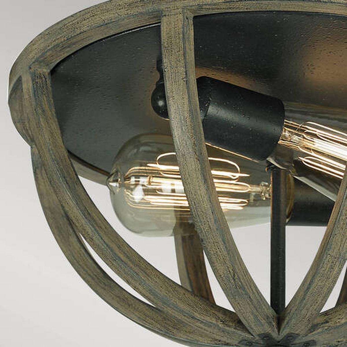 Stropna Svjetiljka Allier Fe-Allier-F-Ww - boje hrasta, Konvencionalno, drvo (33/17.8cm) - Elstead Lighting