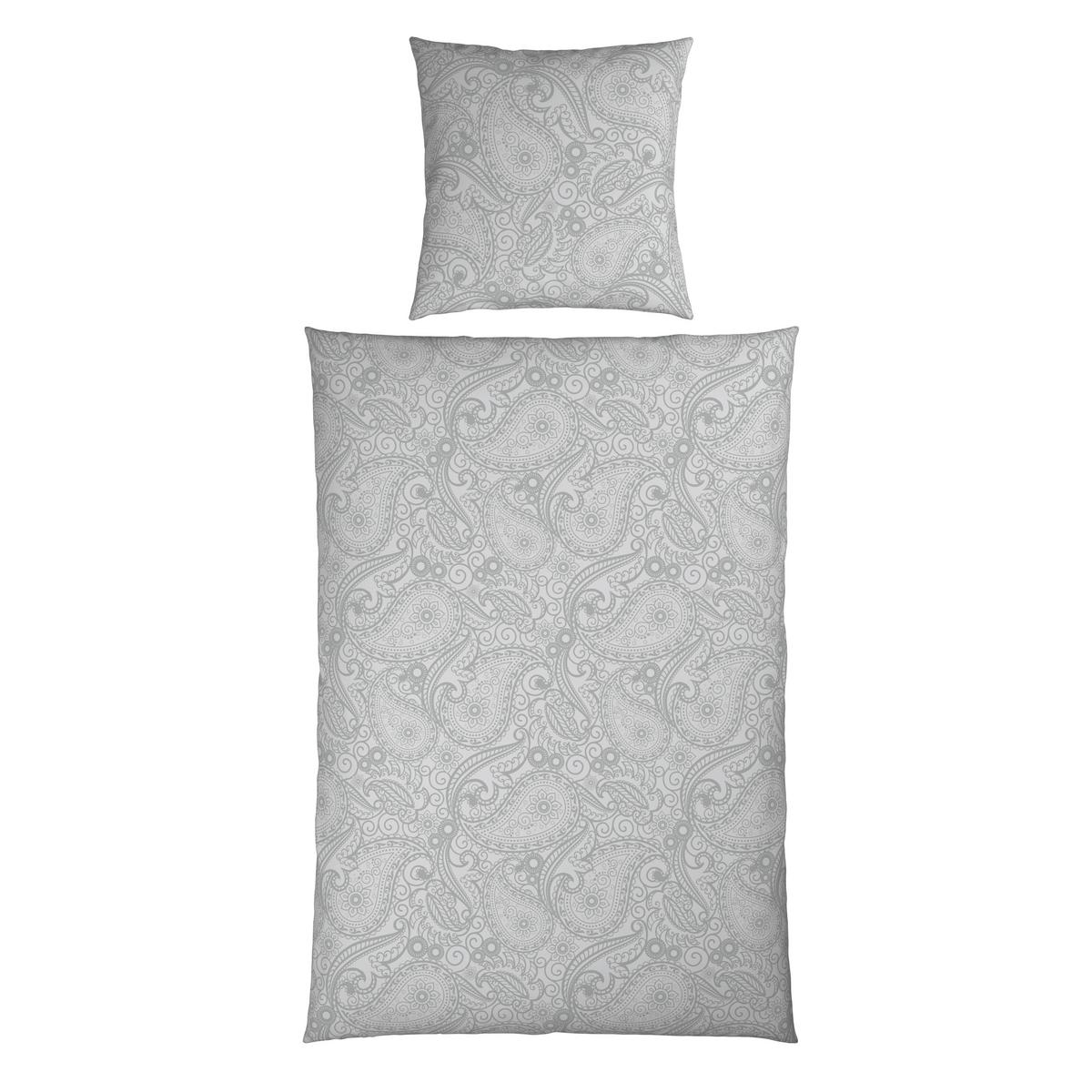 Bettwäsche Paisley Salbeigrün ca. 135x200cm - Salbeigrün, Textil (135/200cm) - Mömax