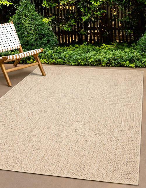 Outdoorteppich Kenzy Naturfarben ca. 140x200cm - Naturfarben, KONVENTIONELL, Textil (140/200cm)