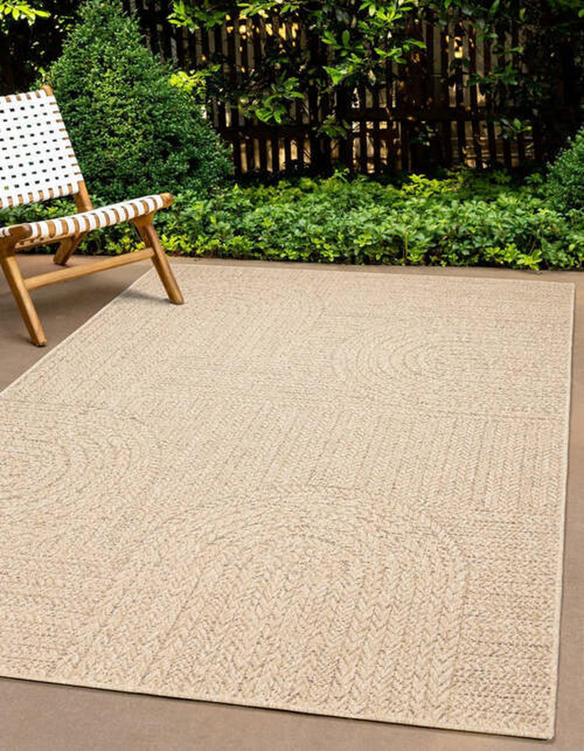 Outdoorteppich Kenzy Naturfarben ca. 160x230cm - Naturfarben, KONVENTIONELL, Textil (160/230cm) - Novel