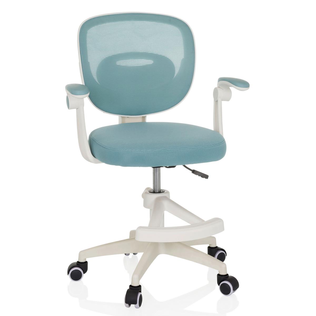 Mladisnki Vrtljivi Stol Kiddy Smart, Modra - bela, Moderno, umetna masa/tekstil (61/84-97/55cm) - MID.YOU