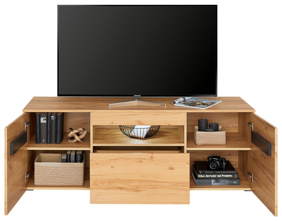 Tv Komoda Alana - Moderno, drvni materijal/plastika (156,6/57,4/50cm) - Modern Living