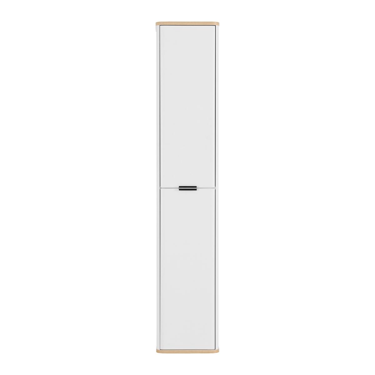 Vioski Element Elias -Exklusiv- - bijela/crna, Moderno, staklo/drvni materijal (35/180/35cm) - Mömax