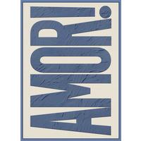 Keilrahmenbild Denise Small Blau ca. 50x70cm - Blau, MODERN, Holzwerkstoff/Kunststoff (50/70cm) - Mömax