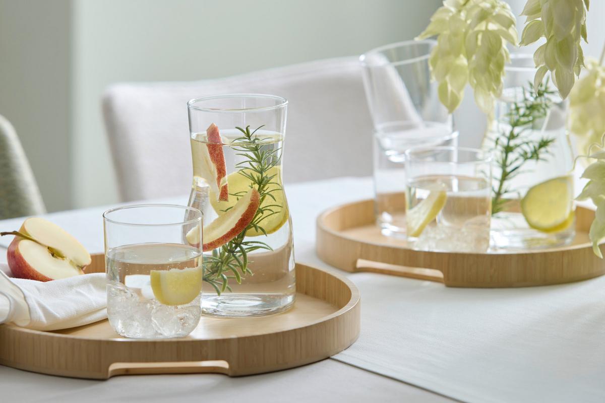 Set Servirnih Pladnjev Betty - naravne barve, Konvencionalno, naravni materiali - Mömax