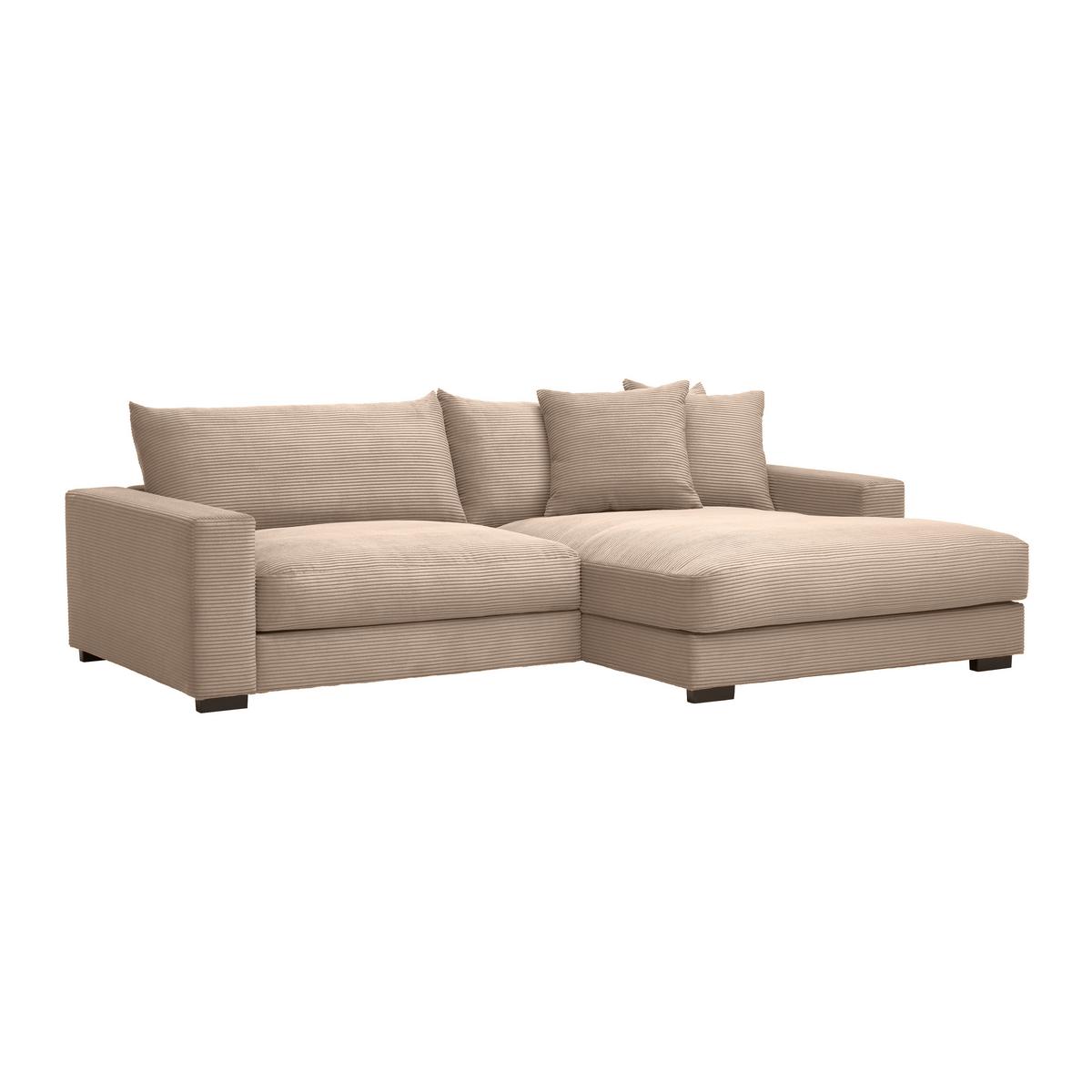 Wohnlandschaft Pedro in Braun - Karamell, MODERN, Textil (265/180cm) - Mömax
