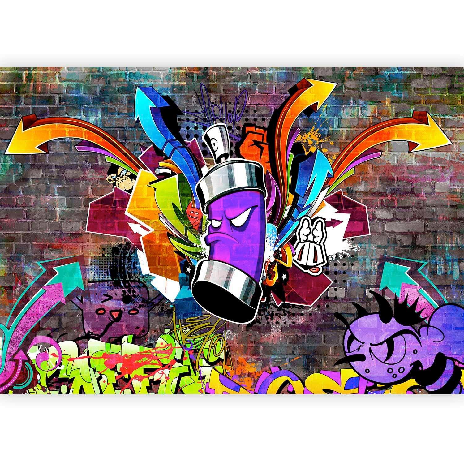 Fototapeta Colourful Attack, 150x105cm - večbarvno, Trendi, tekstil (150/105cm) - artgeist