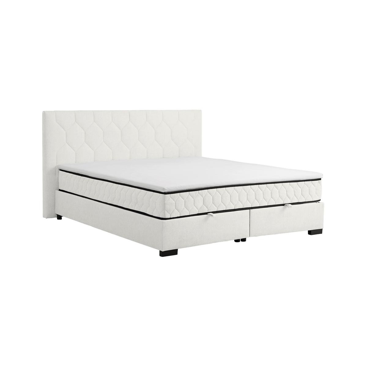 Box Krevet Maya D - crna/krem, Konvencionalno, drvni materijal/drvo (200/220cm) - Based