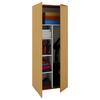 Mehrzweckschrank Vandol ca. 70x178x40 cm Buchefarben - Silberfarben/Buchefarben, Basics, Holzwerkstoff/Kunststoff (70/178/40cm) - MID.YOU