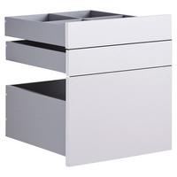 Schubladenset Unit in Hellgrau - Hellgrau, MODERN, Holzwerkstoff (45,3/50,3/47cm) - Based