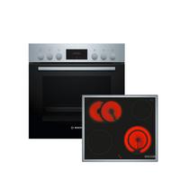 Herdset HND211FH61 - Edelstahlfarben/Schwarz (60cm) - Bosch