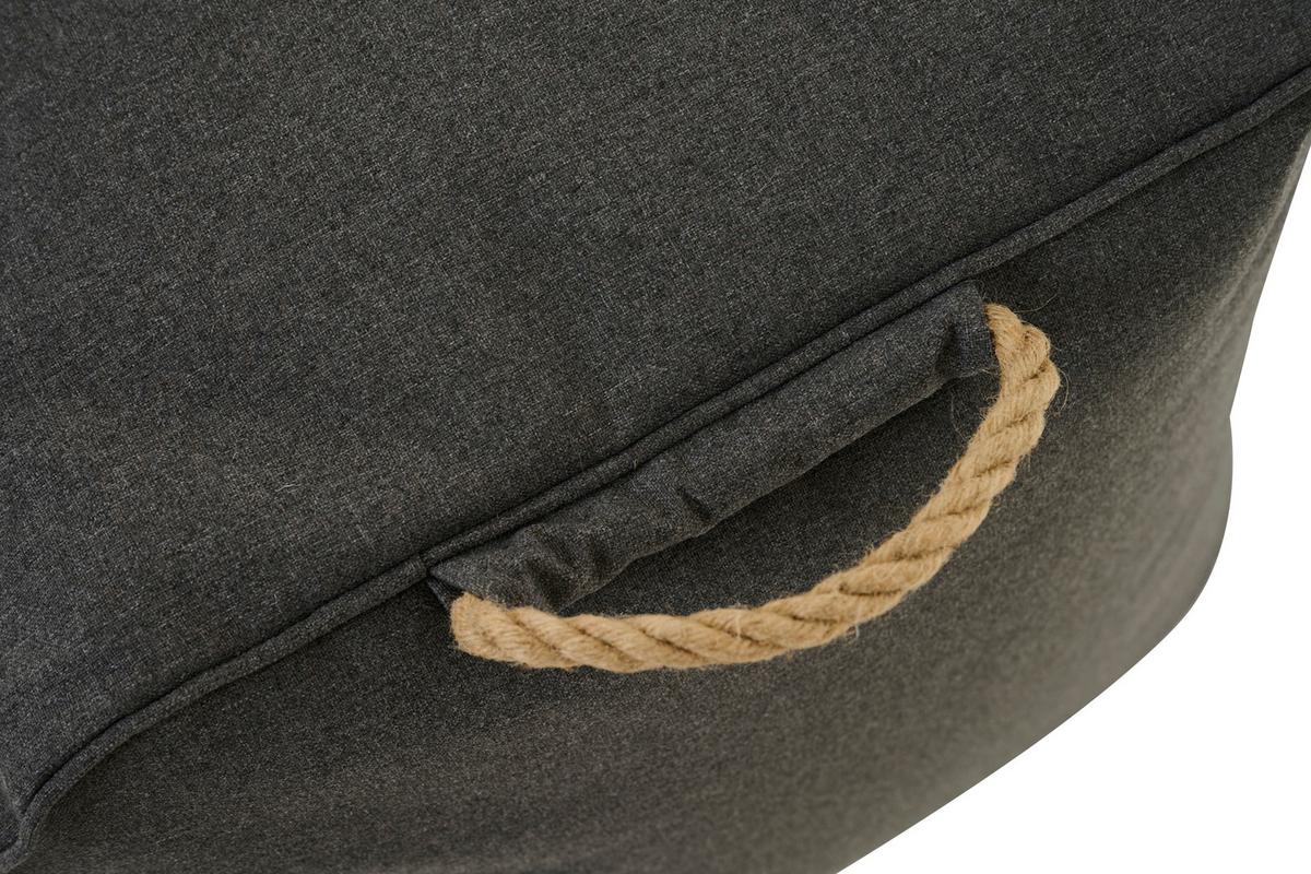 GARTENHOCKER INTEGRAL-HOCKER - Grau, MODERN, Kunststoff (48/46/46cm) - Siena Garden