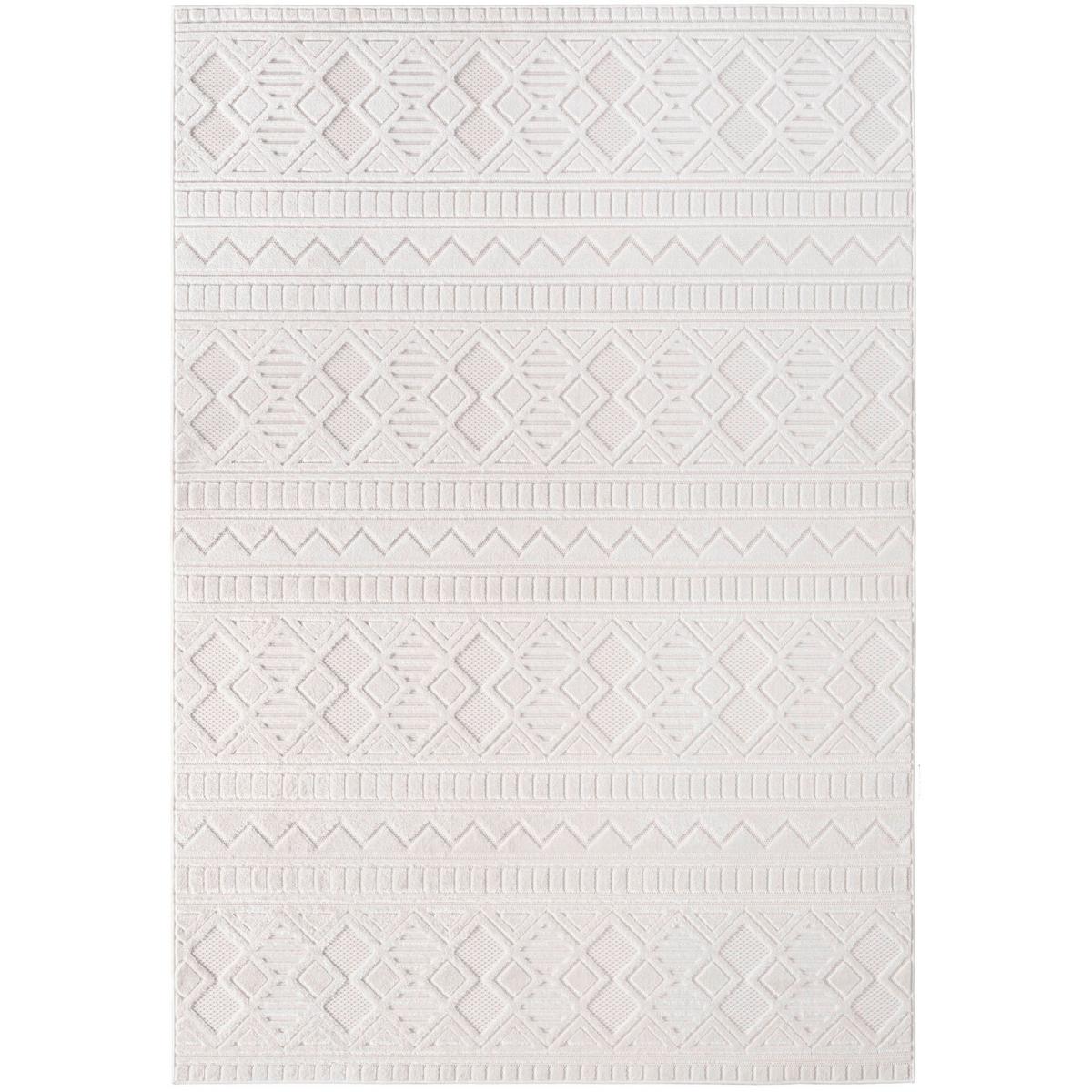 Ravno Tkana Preproga Doha, Krem, 280x370cm - krem barve, Basics, tekstil (280/370cm)