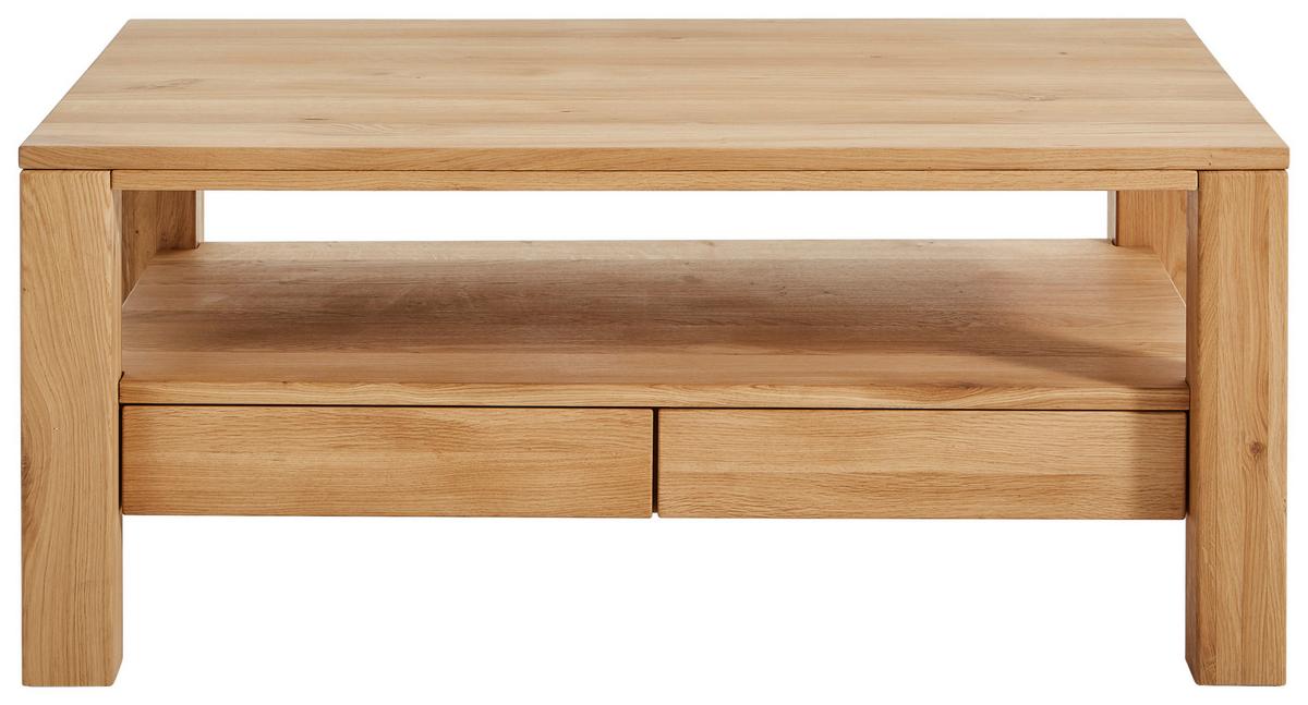 STOLIK KAWOWY PANAMA - kolor dębowy, Konventionell, drewno (110/70/47,5cm) - Linea Natura