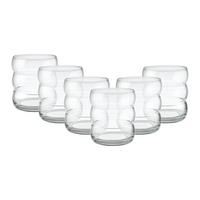 Set de pahare 6/1 Belly cca. 355 ml - străveziu, Modern, sticlă (7,8/9,4cm) - Mömax