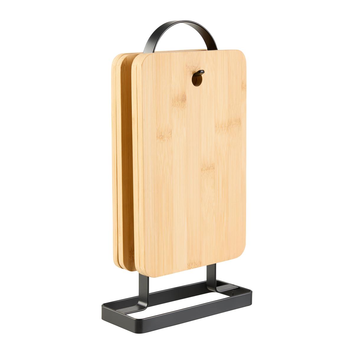 Set Dasaka Za Rezanje Roxy - prirodne boje/crna, Konvencionalno, metal/prirodni materijali - Mömax