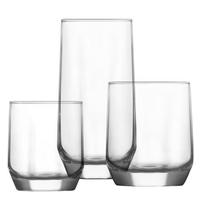 Set de pahare 18/1 Diamond, cca. 385/310/215 ml - Basics