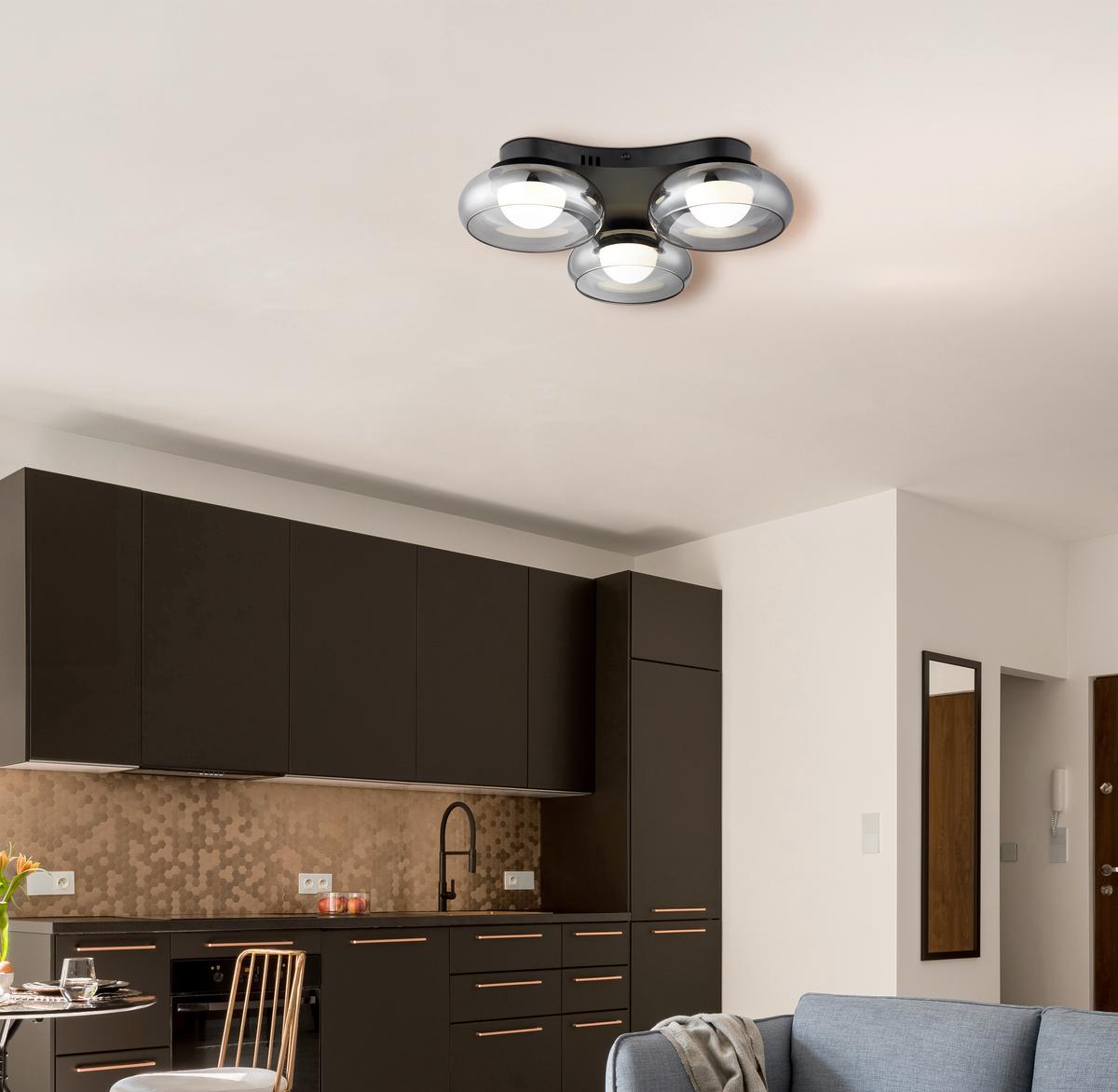 Led Stropna Svjetiljka Carlene - Design (50/10cm) - Globo