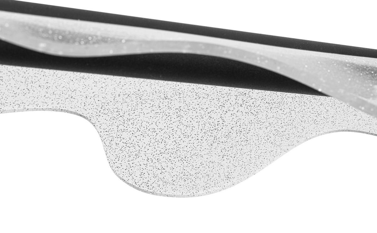 LED-Hängeleuchte Neu Schwarz max. 24 Watt - Transparent/Schwarz, MODERN, Kunststoff/Metall (60/28/120cm) - Modern Living