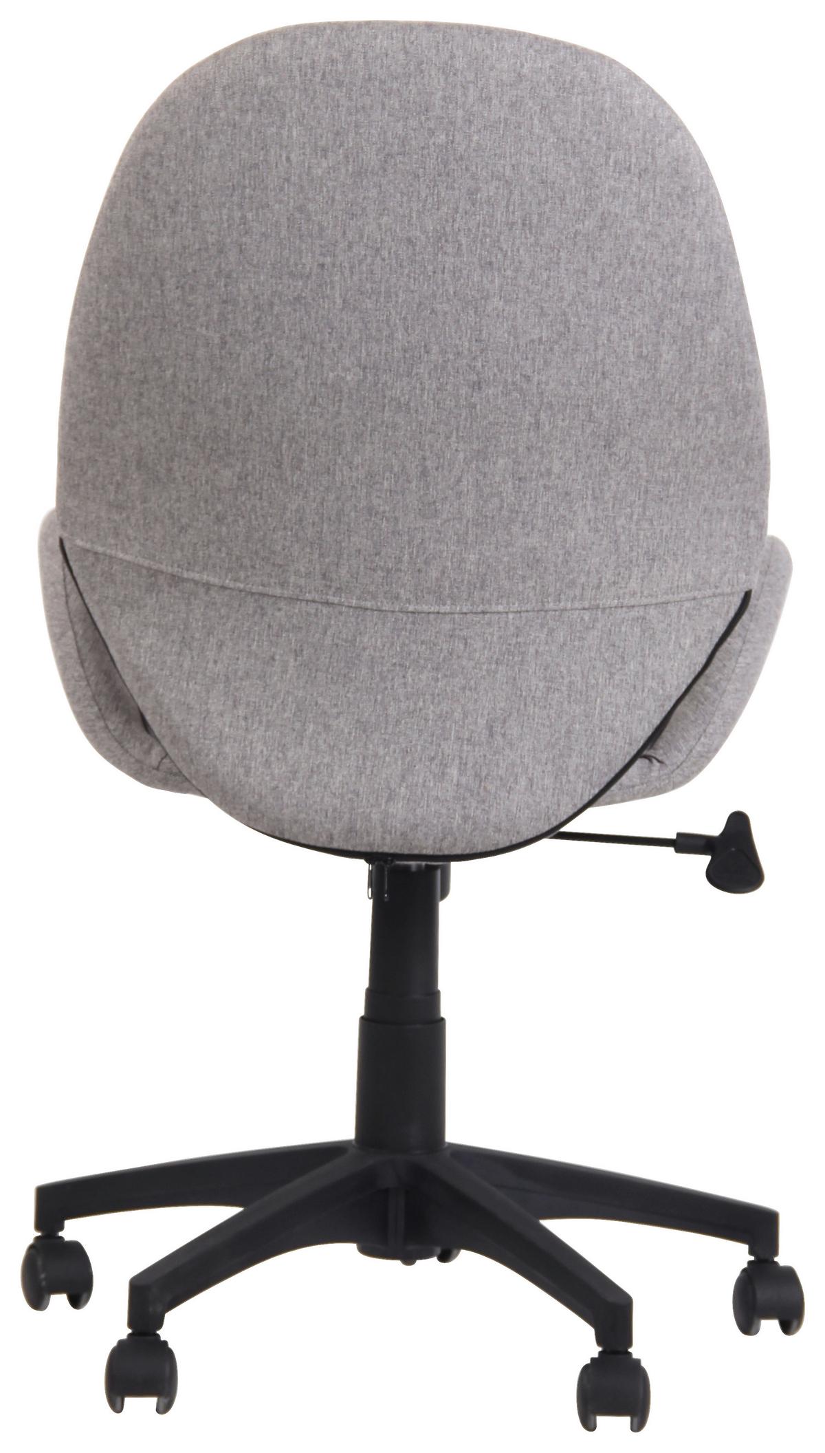 Drehstuhl in Grau - Schwarz/Grau, Modern, Kunststoff/Textil (56/95-107/59cm) - Mömax