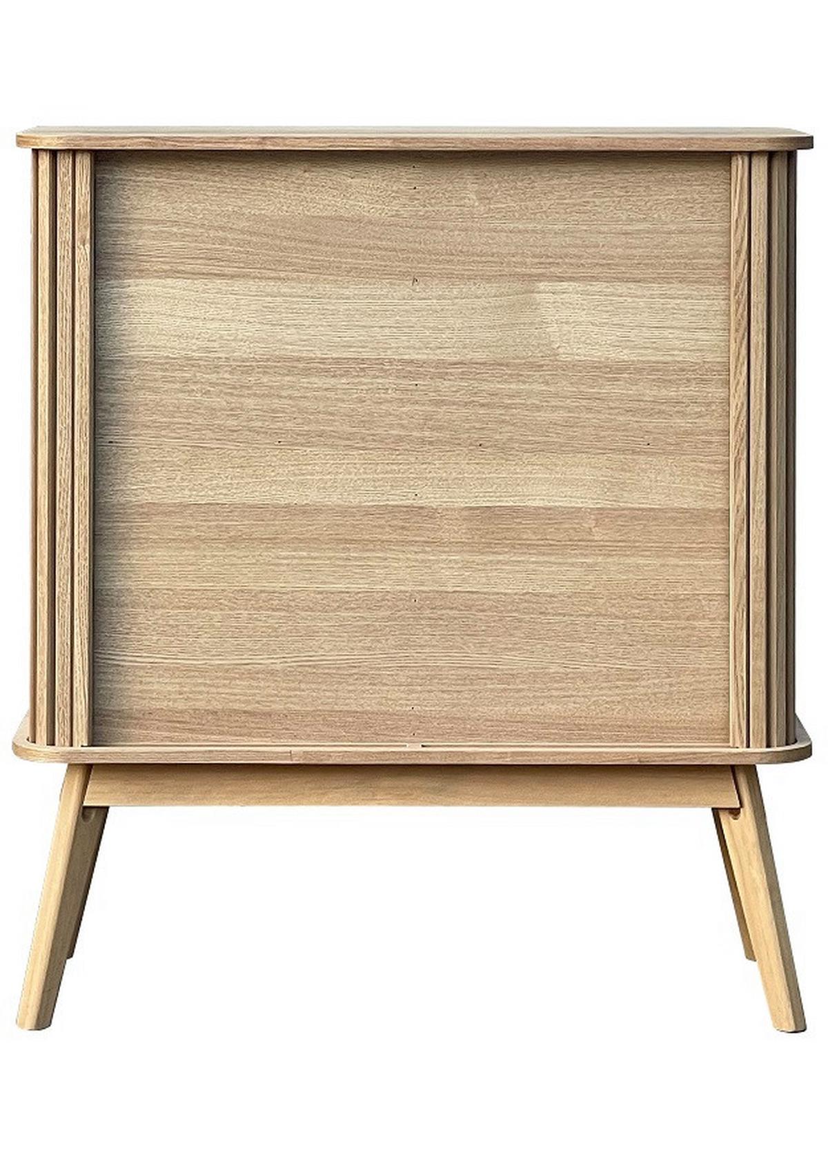 KOMODA SKANDY -TREND- - kolor naturalny, Modern, materiał drewnopochodny/drewno (70/80/30cm) - Premium Living
