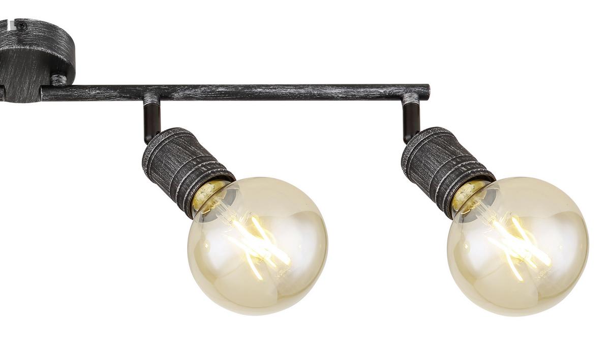 Strahler 54038-4 in Nickelfarben max. 40 Watt - Nickelfarben, Basics, Metall (60/8/11cm) - Globo
