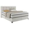 Boxspringbett Carmen C Beige ca. 180x200cm - Beige, Konventionell, Holz/Holzwerkstoff (180/200cm) - Premium Living