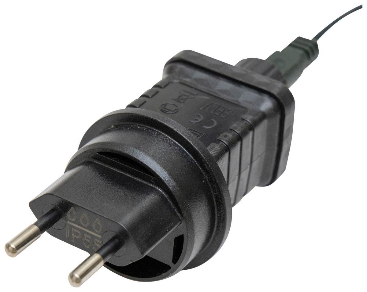 Lichterkette PAZ Dunkelgrün max. 1,5 Watt - Dunkelgrün, Romantik / Landhaus, Kunststoff (595cm) - Modern Living