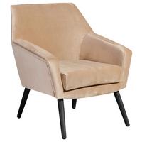 SESSEL ALEGRO - Sandfarben/Schwarz, Design, Holz/Textil (67/81/71cm) - Max Winzer