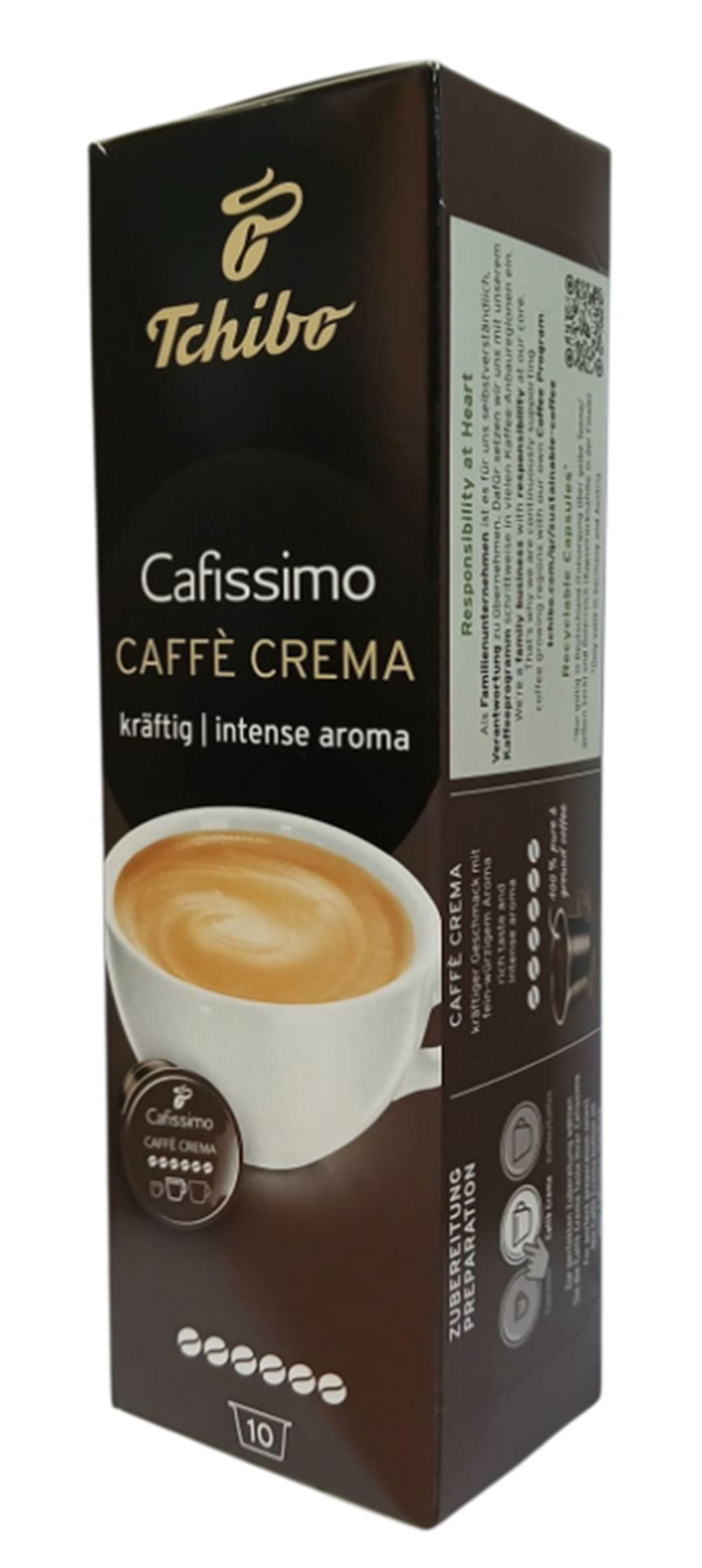 Kávékapszula Tchibo Caffé Cr. Intense Aroma - fekete, papír (0,075kg)