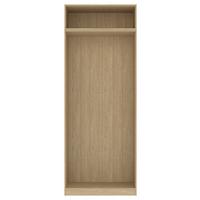 Carcasă șifonier UNIT - culoare lemn stejar, Modern, material pe bază de lemn (91,1/242,2/56,5cm) - Ondega
