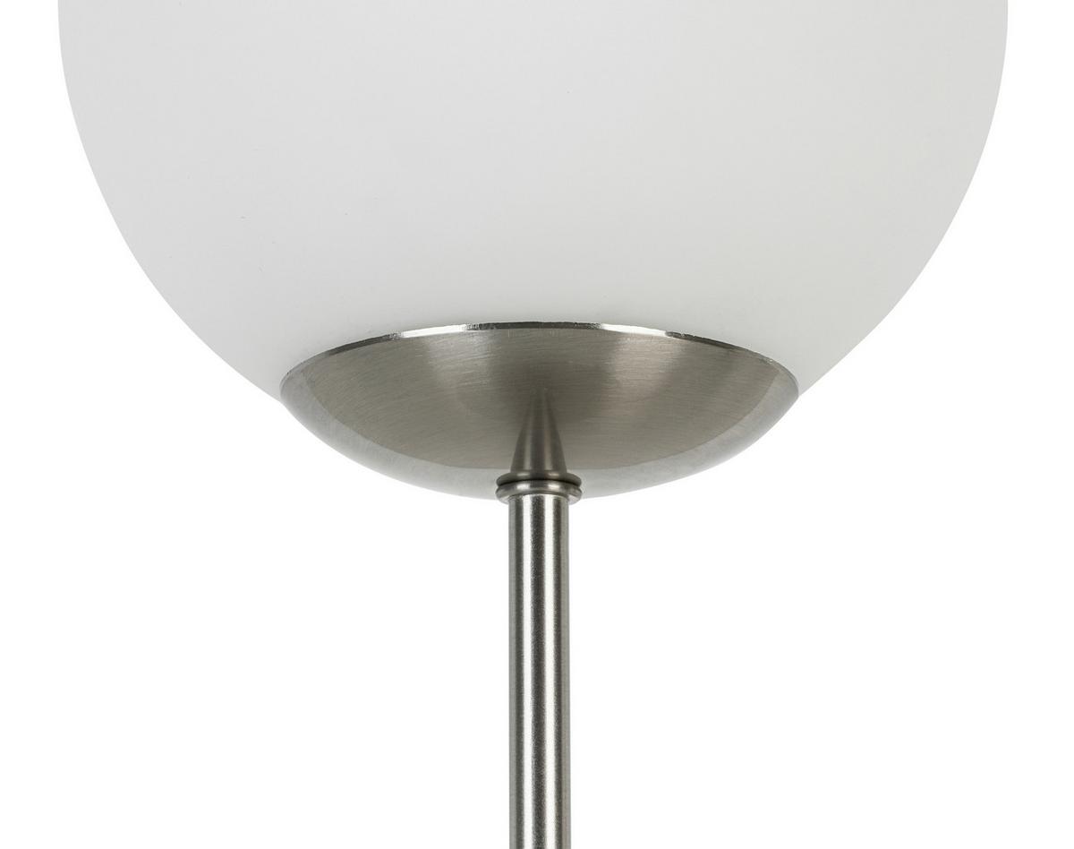 Namizna Led-svetilka Zuri - barve niklja/črna, Romantika, kovina/umetna masa (15/30cm) - Mömax