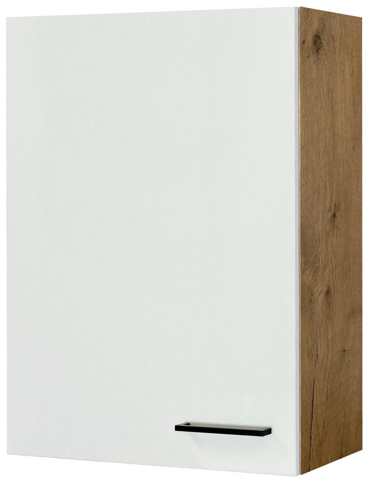 Küchenoberschrank Avila Eichefarben/Magnolie - Eichefarben/Magnolie, KONVENTIONELL, Holzwerkstoff/Metall (60/89/32cm) - FlexWell