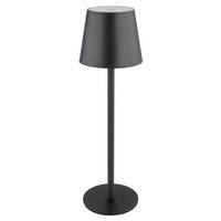 Namizna Svetilka Rena, S Sijalko - črna/opal, kovina/umetna masa (10,6/36cm) - Globo