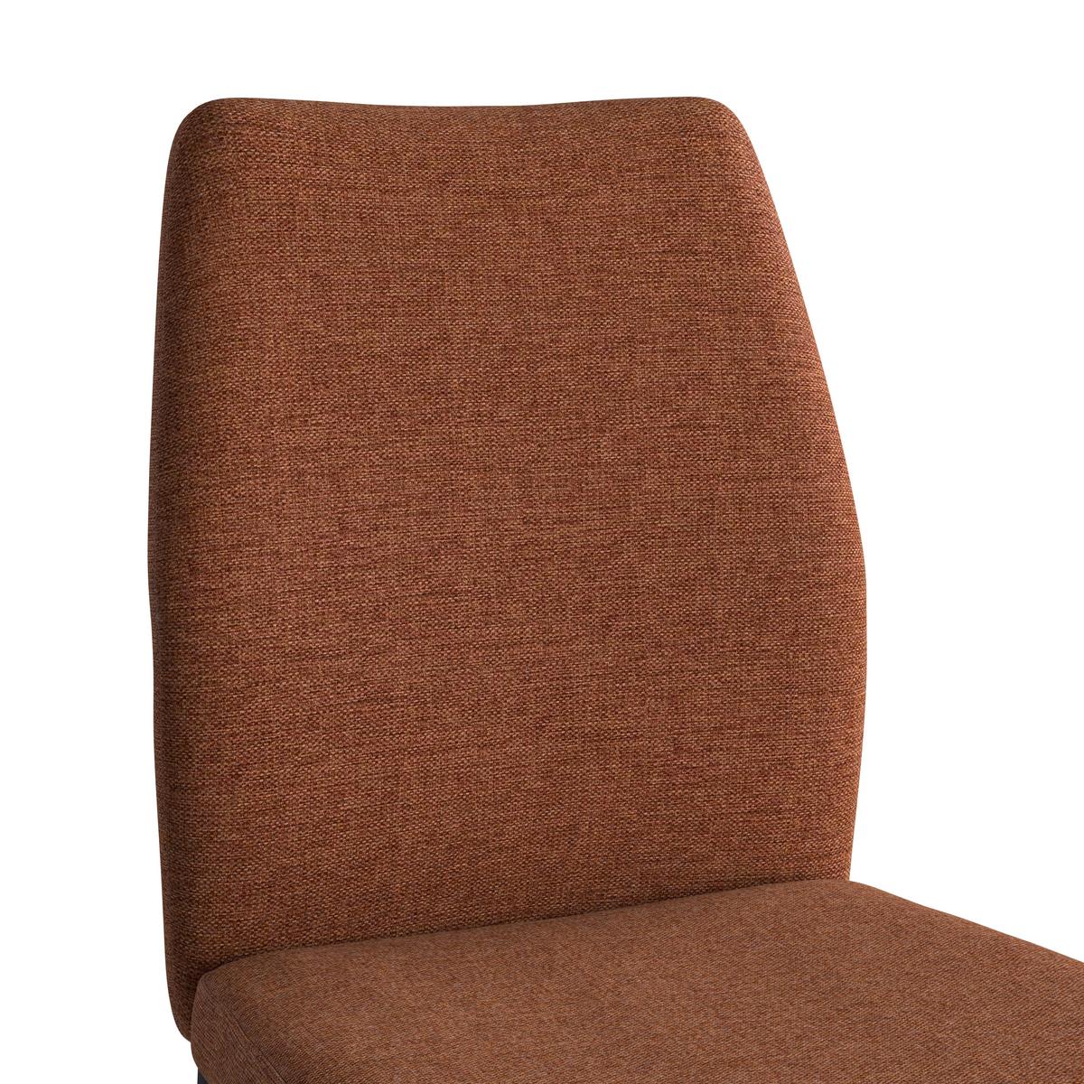 Stol Augusta, Rjava - črna/rjava, Konvencionalno, kovina/tekstil (45/87/56.5cm)