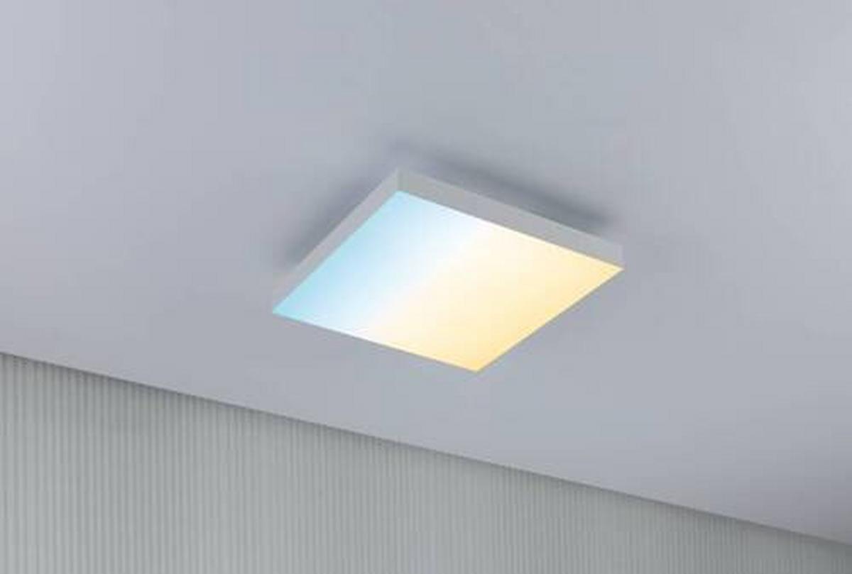 LED-Paneel Verlora Rainbow in Weiß max. 13,2 Watt - Weiß, Basics, Metall (29,5/29,5cm) - Paulmann
