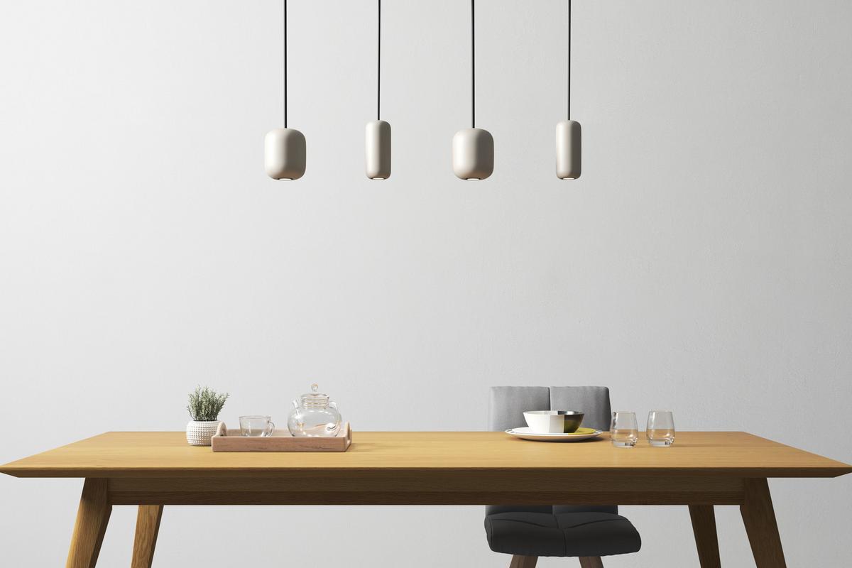 LAMPA WISZĄCA 70147A41 PARIS - kolor piaskowy, Basics, metal (90/12,5/150cm) - Brilliant