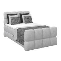 Postelja Boxspring Brisbane, Barva Šampanjca, 120x200 - barve šampanjca/črna, Trend, kovina/umetna masa (120/200cm) - Premium Living