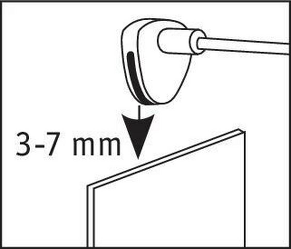 LED-Wandleuchte Becrux in Chromfarben - Chromfarben, Design, Kunststoff/Metall (9,3cm) - Paulmann